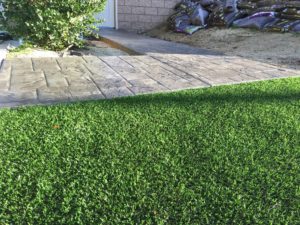 Orange County Backyard with Stamped Concrete