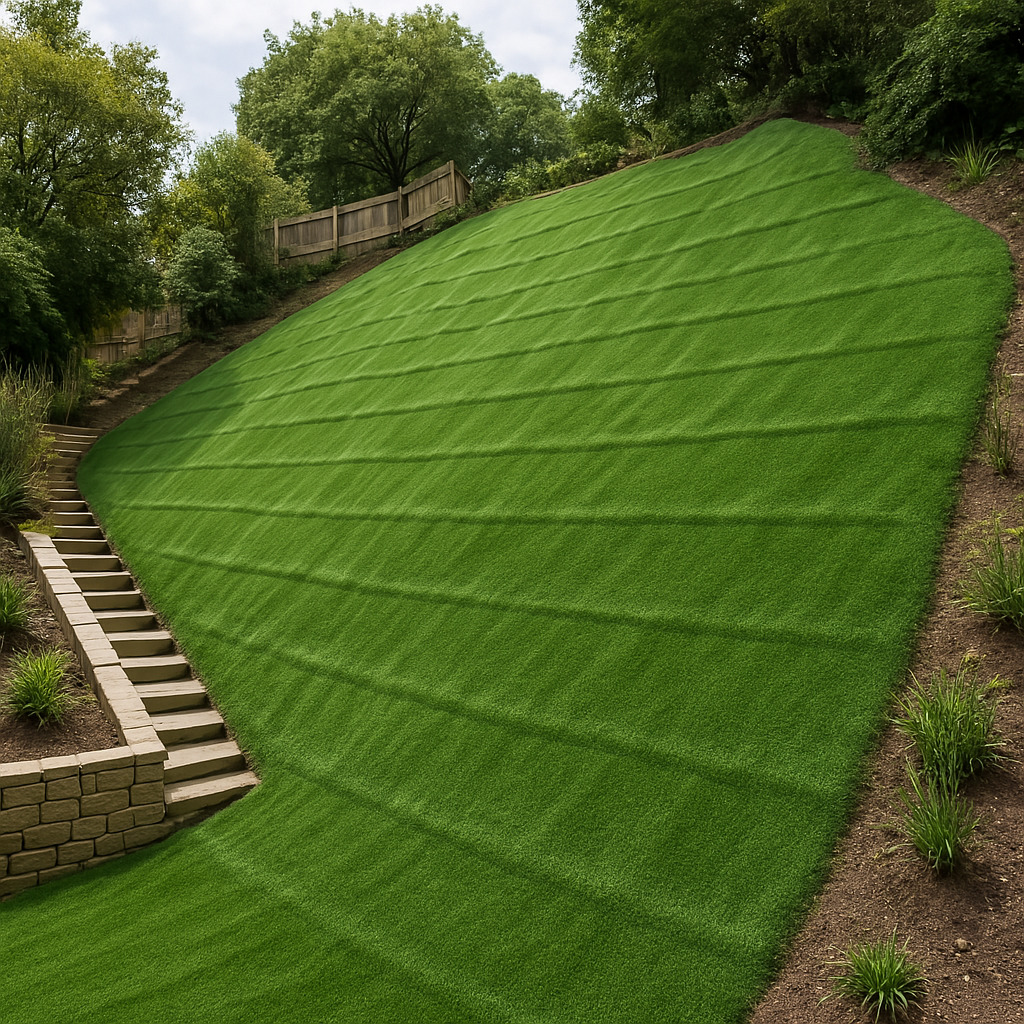 steep-hill-with-artificial-turf-installed